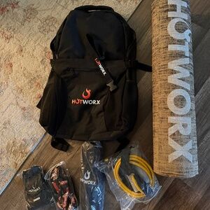 Hotworx Mat, Backpack, and Bands